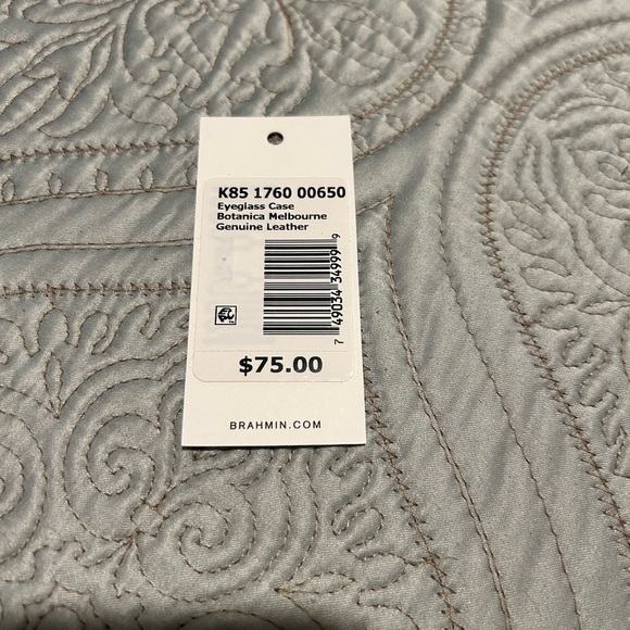 Brahmin Botanical Melbourne Multicolor Crocodile Embossed Sunglasses Case - Picture 7 of 7